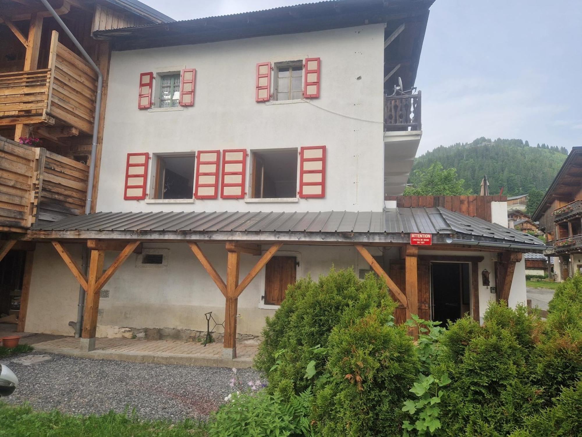 La Duchere 6 Personnes Le Plan La Giettaz Exterior photo